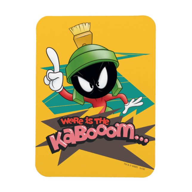 "Var är Kabooom" MARVIN THE MARTIAN™ Points? Magnet (Vertikal)