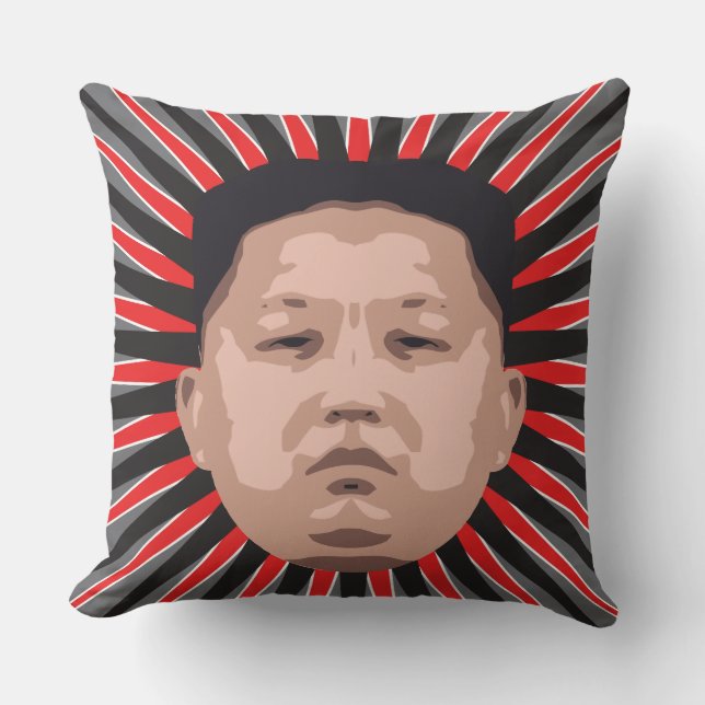 Var är Kim Jong Un? Kudde (Framsida)