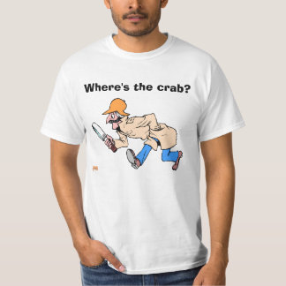 Var är krabban? t-shirt