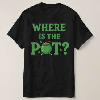 Var är krukväxten rolig St. Patrick's Day | irländ T Shirt