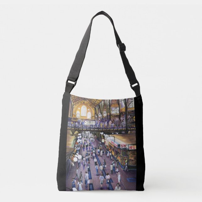 Var är kvinnornas Vatten Closet? Axelväska (Framsida)