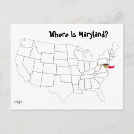 Var är Maryland? Vykort