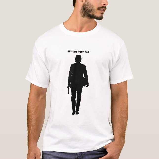 Var är min bil? t shirt (Framsida)