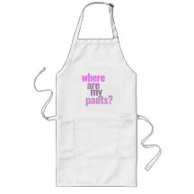 Var är min Byxor? Funny Apron