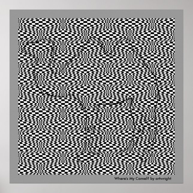 Var är min Camel Pop Art-Poster? Poster (Framsidan)