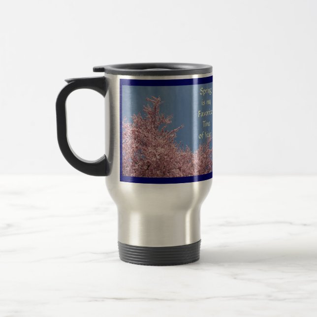 Vår är min favorit tid på året! Kaffe kopp present (Vänster)