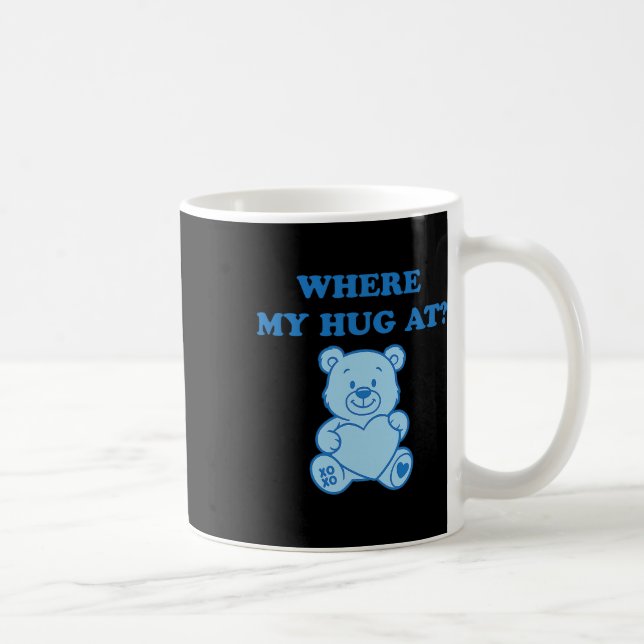 Var Är Min Kram Söt Björn  Kaffemugg (Höger)