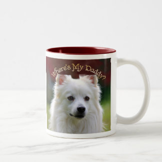 Var är min pappamugg Två-Tonad mugg