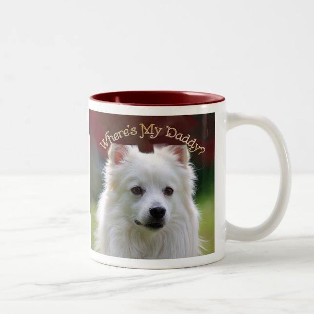 Var är min pappamugg Två-Tonad mugg (Höger)