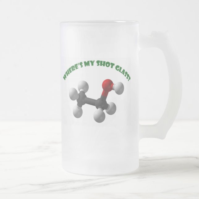 Var är min sköt Exponeringsglas-Ethanol Frostat Ölglas (Höger)