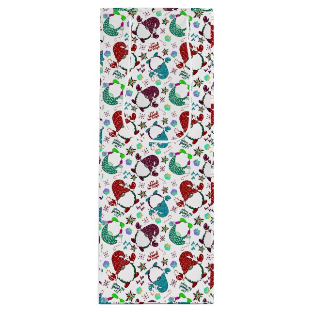 Var är mina favoriter? Helgdag Gnomes on White (Framsidan)