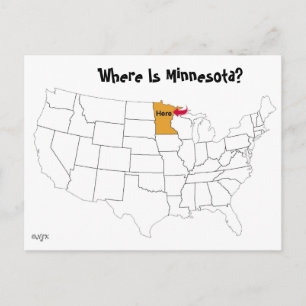 Var är Minnesota? Vykort