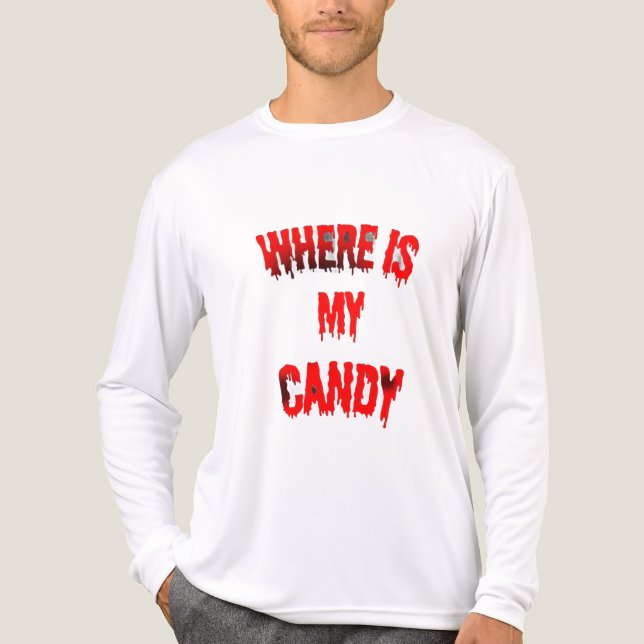 Var är mitt hungriga citattecken horror vibeT-Shir T Shirt (Framsida)