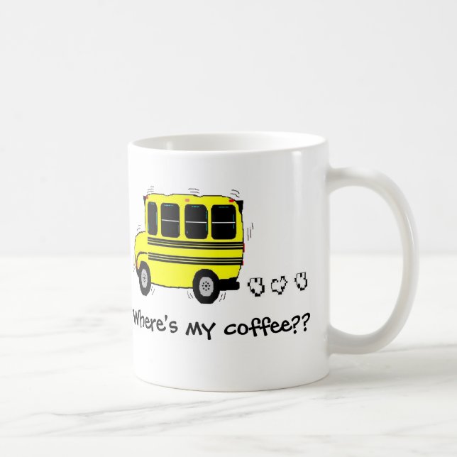 Var är mitt kaffe?? kaffemugg (Höger)