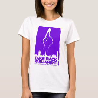 Var är mitt röstar? Dam vitt-Skjorta T-shirt