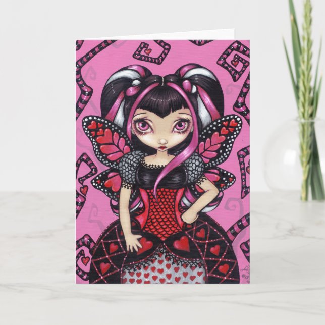 "Var är mitt Valentine-hälsningskort" Helgkort (Framsida)