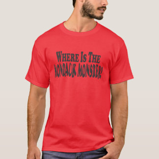 Var är Montauken gigantisk? - Två linjer Tee Shirt