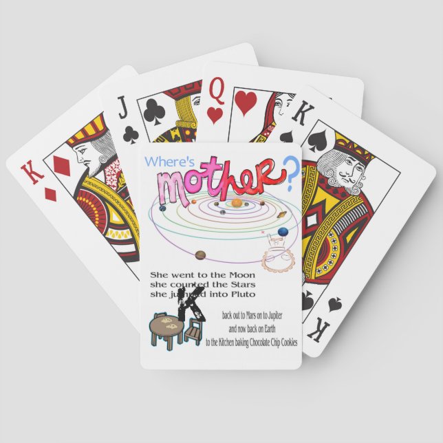 Var är Mor? Casinokort (Baksidan)
