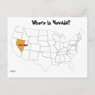 Var är Nevada? Vykort