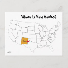 Var är New mexico? Vykort