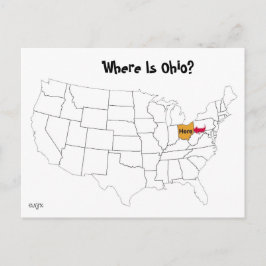 Var är Ohio? Vykort