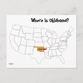 Var är Oklahoma? Vykort