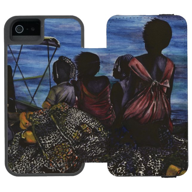 Var är pappa? Harbor Island Incipio iPhone Wallet Skal (Folio Öppen)