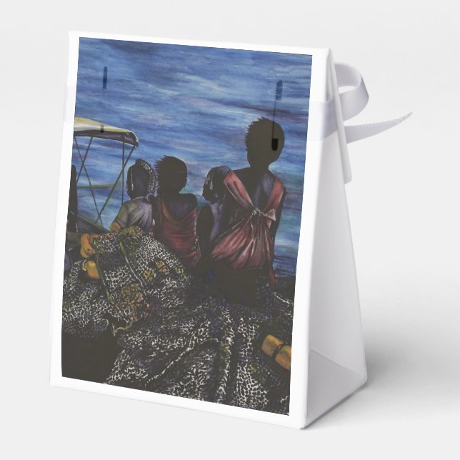 Var är pappa? Harbour Island, Bahamas Presentaskar (Baksidan Sidan)