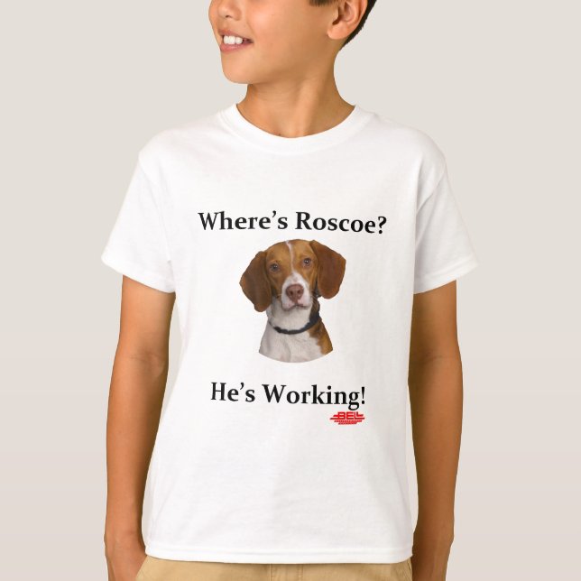 Var är Roscoe? Tee Shirt (Framsida)