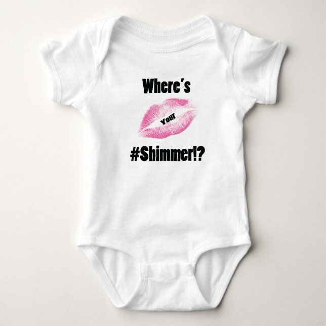 "Var är samlingen för din Shimmer" - T-shirt (Framsida)