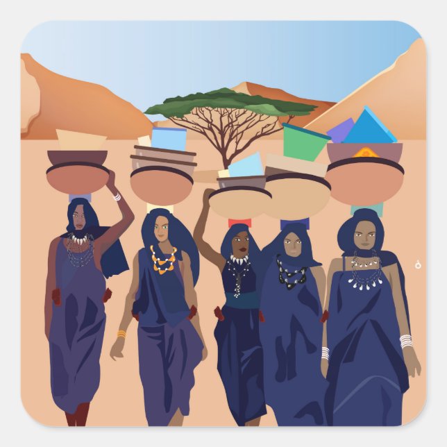 Var är spädbarn? fyrkantigt klistermärke (Framsida)