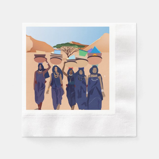 Var är spädbarn? pappersservett (Framsidan)