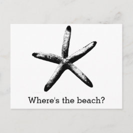Var är stranden? vykort