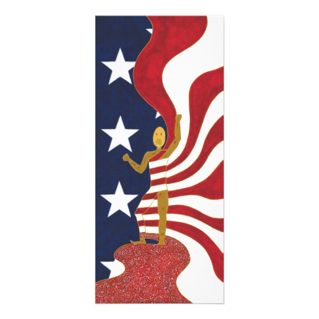 Var är vår amerikanska sändebud? - Rackkort Reklamkort (Baksidan)