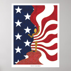 Var är vår amerikanska sändebud? - Skriv ut Poster