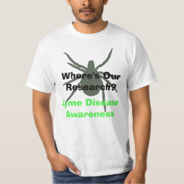 Var är vår forskning? Lyme Disease Awareness Shirt T