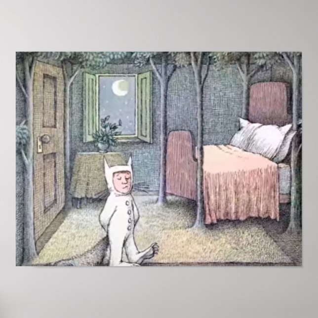 Var är Vilden Sak när Max klänningar i hans w? Poster (Framsidan)