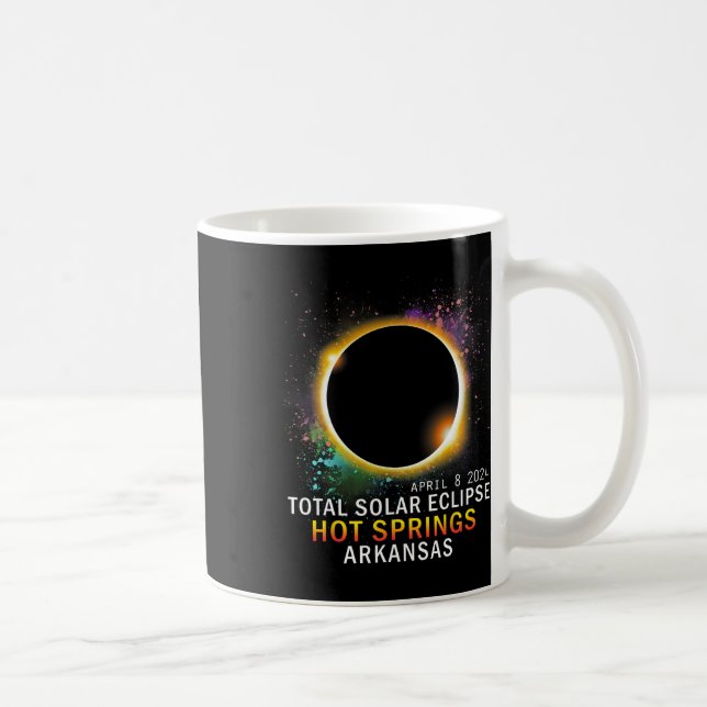 Vår Arkansas Total Solar Eclipse April 8 2024 Kaffemugg (Höger)