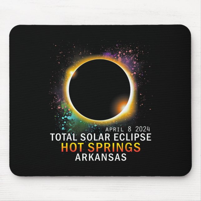 Vår Arkansas Total Solar Eclipse April 8 2024 Musmatta (Framsidan)