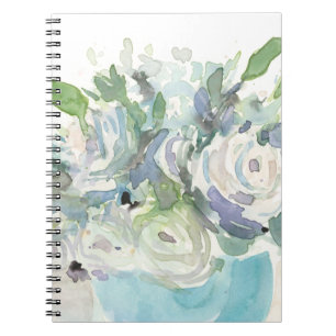 Vår Arrangemangare - vattenfärgsBouquet Anteckningsbok