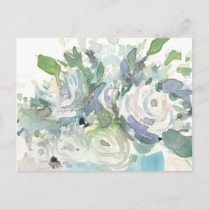 Vår Arrangemangare - vattenfärgsBouquet Vykort