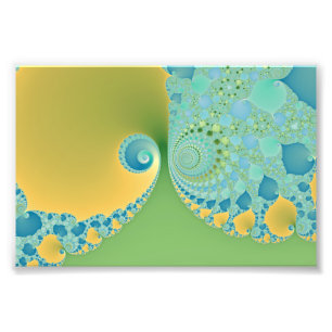 Vår Arrives - Fractal Art Fototryck