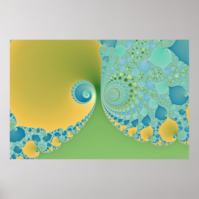 Vår Arrives - Fractal Art Poster (Framsidan)