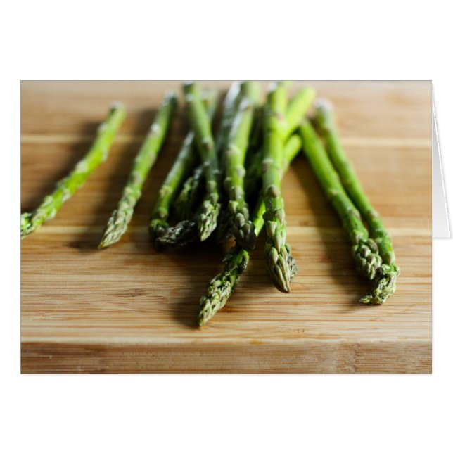 Vår Asparagus OBS Kort (Framsidan Horizontal)