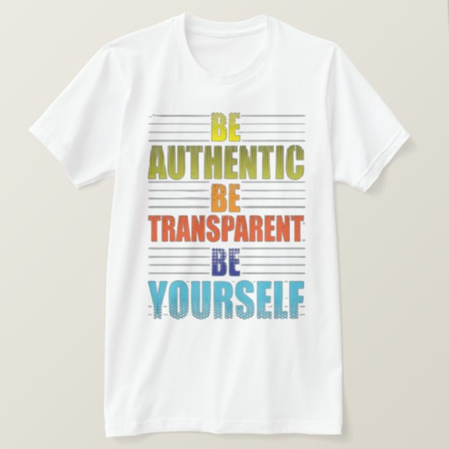 Var autentisk t shirt (Design framsida)