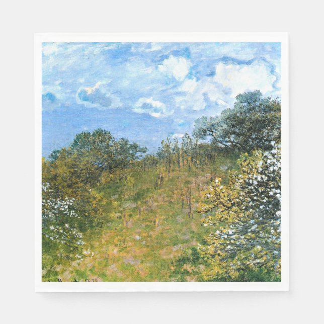 Vår av Claude Monet Pappersservett (Framsidan)