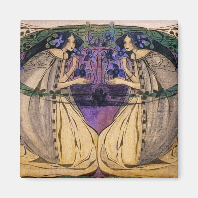 Vår av Frances Macdonald Magnet (Framsidan)