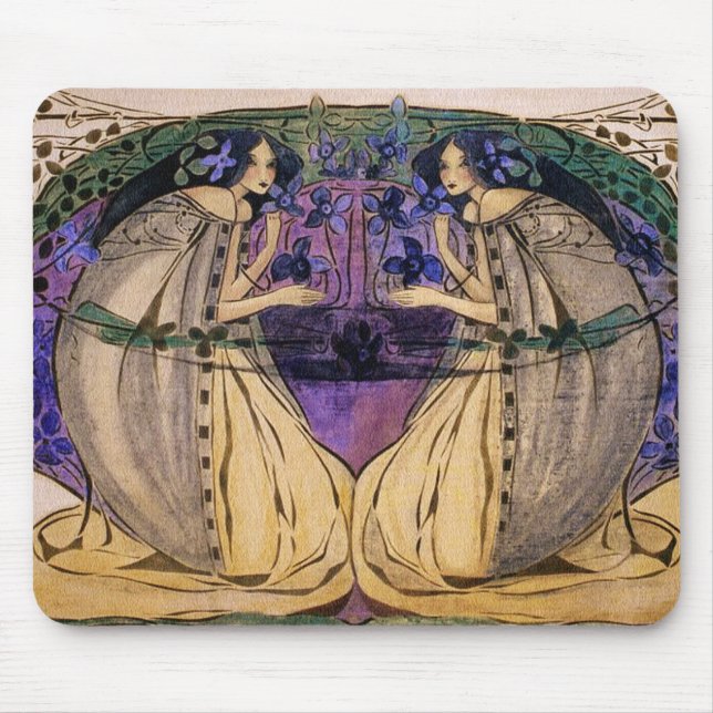 Vår av Frances Macdonald Musmatta (Framsidan)