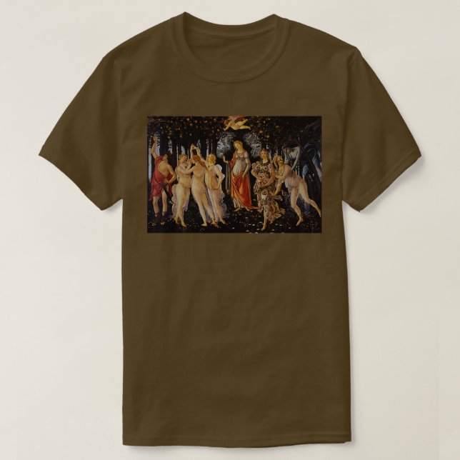 Vår av Sandro Botticelli T Shirt (Design framsida)