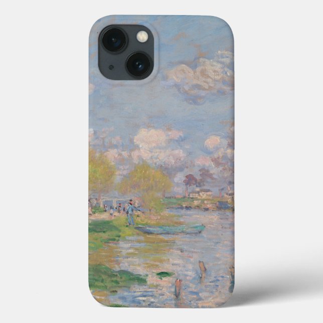 Vår av Seine av Monet Impressionist (Baksida)